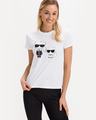 Karl Lagerfeld Ikonik Karl & Choupette Тениска