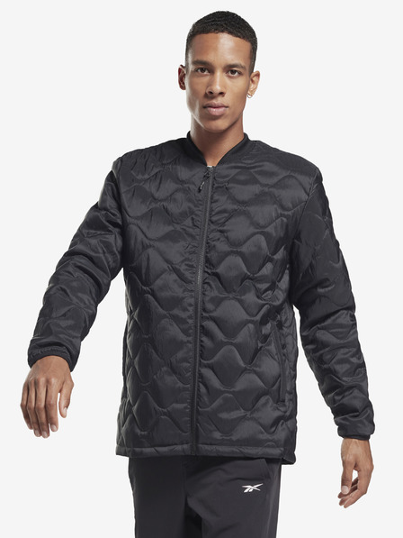 Reebok Черно мъжко ватирано яке Reebok LM Bomber JCKT