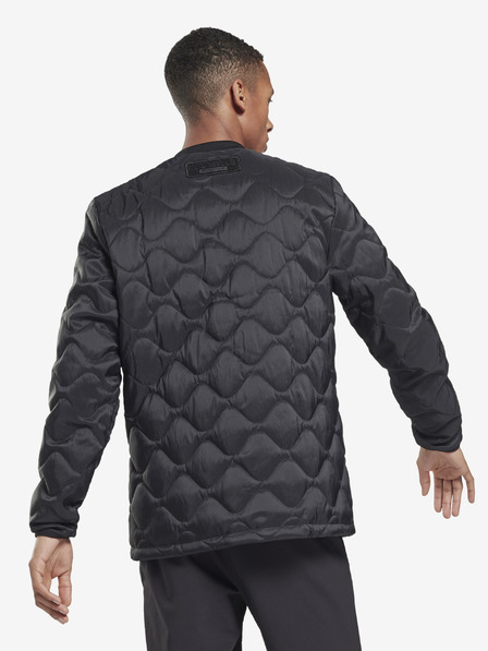 Reebok Черно мъжко ватирано яке Reebok LM Bomber JCKT