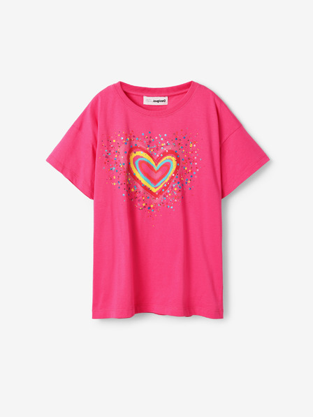 Desigual Heart Тениска детски