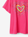 Desigual Heart Тениска детски