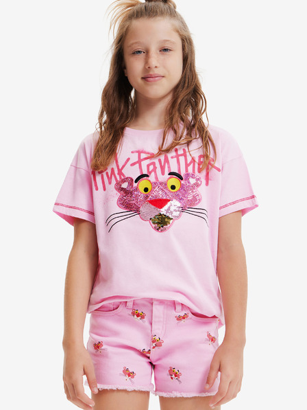 Desigual Pink Panther Тениска детски