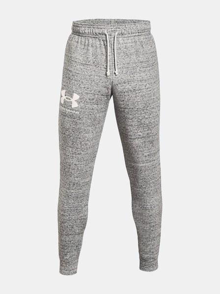 Under Armour RIVAL TERRY JOGGER - bílá Долнище