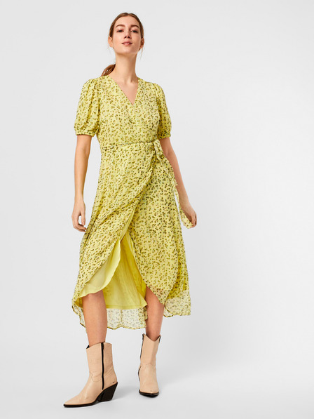 AWARE by VERO MODA Зелена флорална рокля AWARE by VERO MODA Ofelia